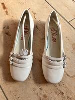 Damen Schuhe Slipper, Größe 41, weiß Hessen - Hanau Vorschau