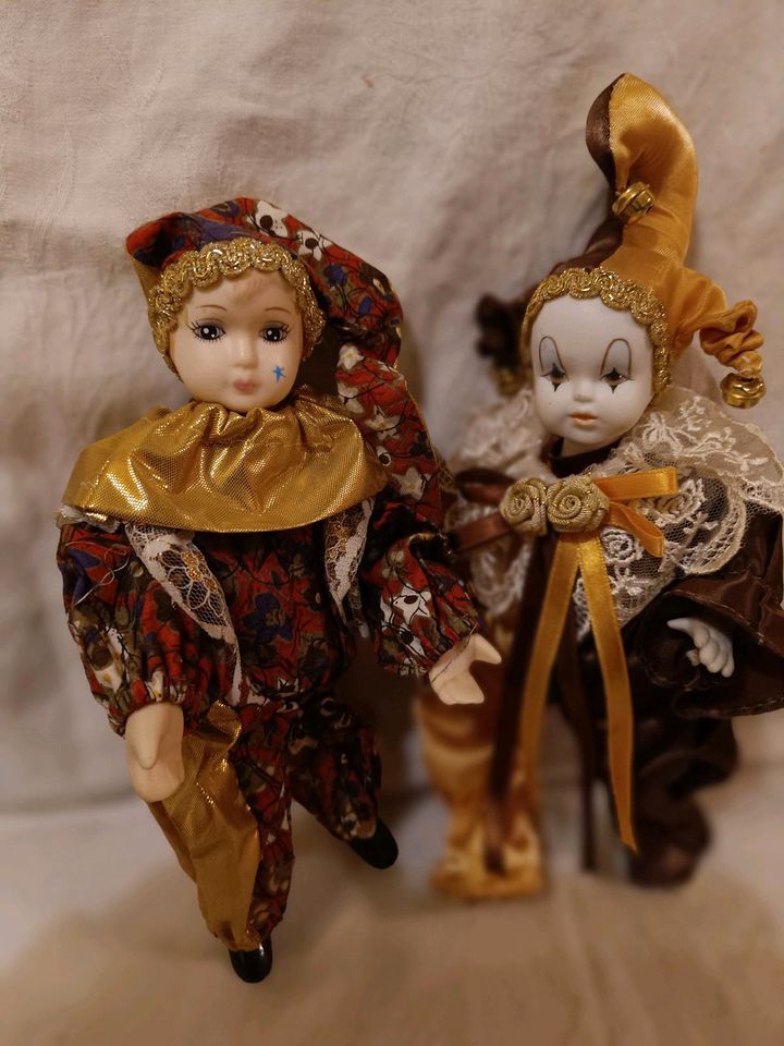Harlekin Puppen von Goede 2 Stück in Böblingen