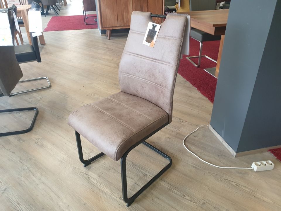 Neu Freischwinger Schwingstuhl vintage Schlamm schwarz Stühle NEU in Dinslaken