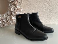 Dune London ❤️ Chelsea-Stiefelette * Gr. 37 * Leder * schwarz Sachsen - Meißen Vorschau