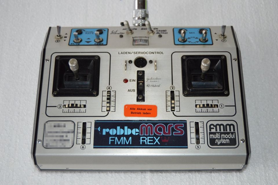 Retro Fernsteuerung Robbe Mars Rex 40 MHz Kanal 52 in Lennestadt