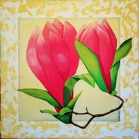 Ölgemälde "Magnolien" 80 x 80 cm Hessen - Darmstadt Vorschau