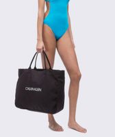 Orig. Calvin Klein Beach Bag Strandtasche Shopper Schwarz Weiß Eimsbüttel - Hamburg Rotherbaum Vorschau