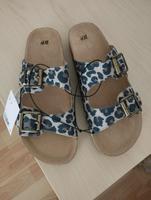 Pantolette beige leopardenmuster Gr. 39 Nordrhein-Westfalen - Wiehl Vorschau