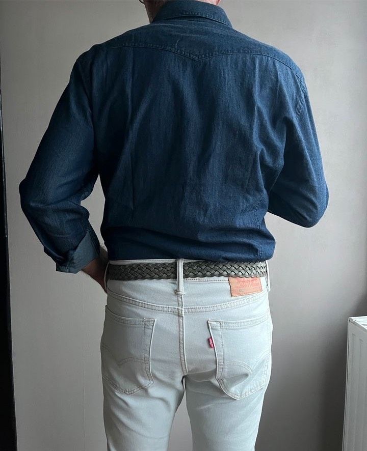 Herren Jeanshemd von Cinque indigo Blau! Dunkelblau Gr. M Neu! in Düsseldorf