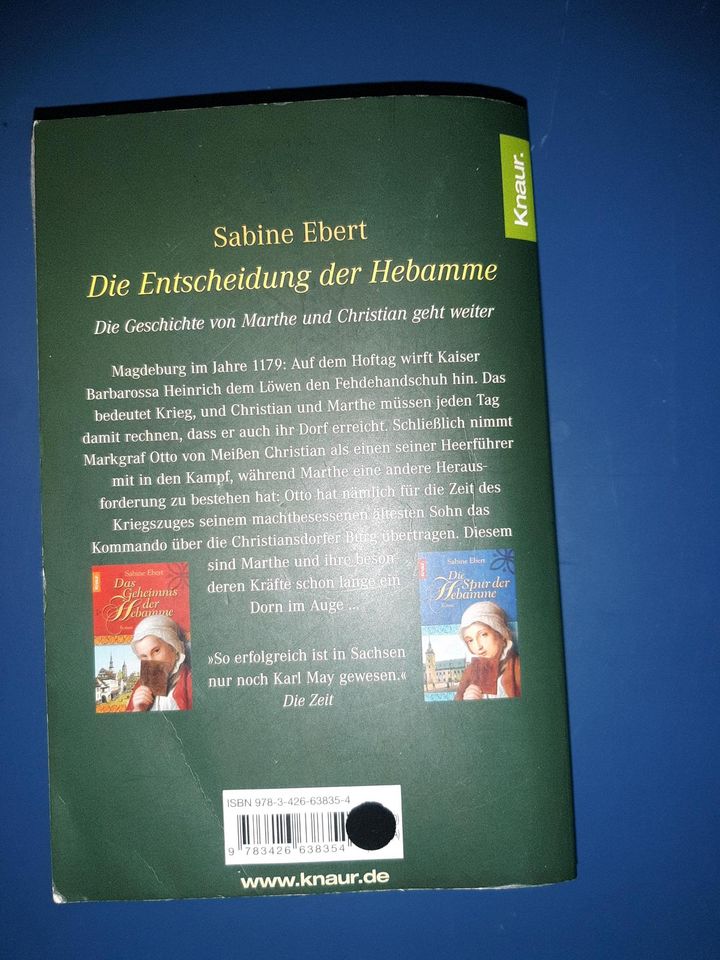 Bücher von Sabine Ebert Hebammensaga in Linsengericht