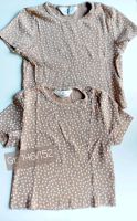 Set 2 Tops H&M Gr. 146/152 Zwillinge braun beige Blumen Sachsen-Anhalt - Brehna Vorschau