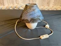 Tischlampe mit Stoffschirm & Keramikf Mecklenburg-Vorpommern - Wismar Vorschau