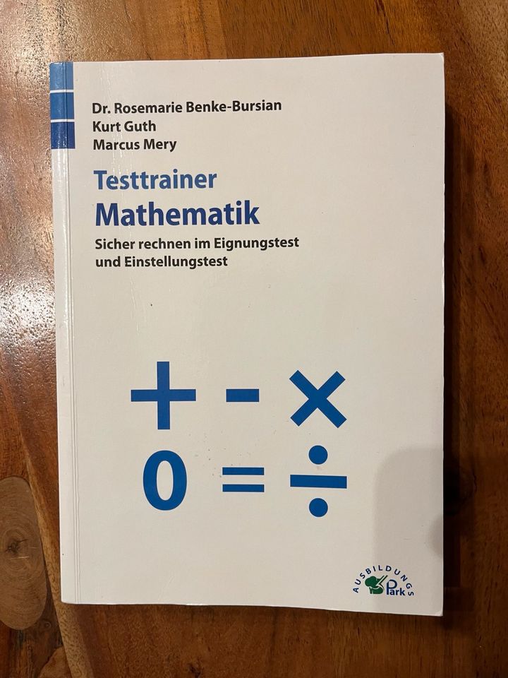 Lehrbuch/Testtrainer „Mathematik“ Einstellungstest in Montabaur