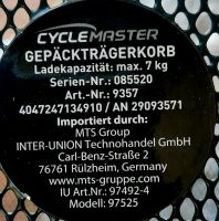 Fahrradkorb Gepäckträgerkorb Niedersachsen - Upgant-Schott Vorschau