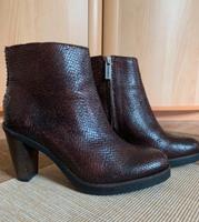 Shabbies Amsterdam Damen Stiefeletten Gr.38 Leder braun Köln - Blumenberg Vorschau
