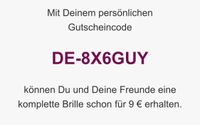 Brillen Gutschein, € 20.- kostenlos ‼️ Sachsen-Anhalt - Halle Vorschau