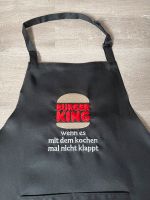 Bestickte Barbecue/Koch Schürze BurgerKing wenn es mit dem kochen Rheinland-Pfalz - Maroth (Westerwald) Vorschau