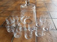 Bowleservice Bowlebehälter plus 12 Gläser Glas Gravur 70er/80er Hessen - Rüsselsheim Vorschau