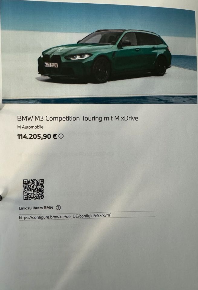 BMW M3 Touring competition X Drive 1755 km in Niederviehbach