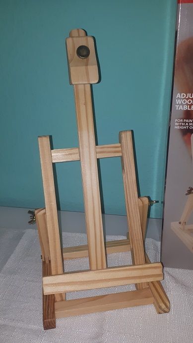 Tisch Staffelei aus Holz verstellbar + Bild in OVP Bitte lesen in Berlin