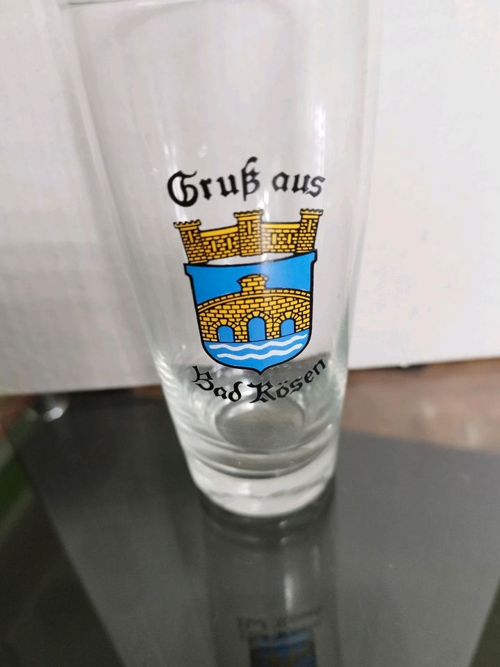 Bierglas 0,25l DDR Gruß aus Bad Kösen in Naumburg (Saale)