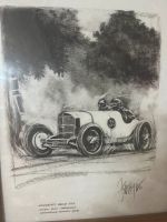 Mercedes Benz ssk Bild RUDI CARACCIOLA SEMMERING RENNEN 1928 Niedersachsen - Gifhorn Vorschau