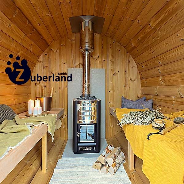 20% Rabatt, Fass-Sauna (Länge 2m, 2mØ), Fasssauna, Saunafass, Spa in Delligsen