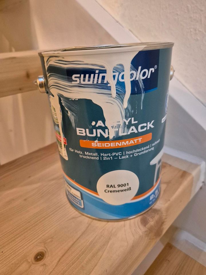 Acryl Buntlack Cremeweiß 2,5 l in Flensburg