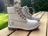 Neue Timberland Boots weiß/ helles cremefarben Bayern - Warngau Vorschau