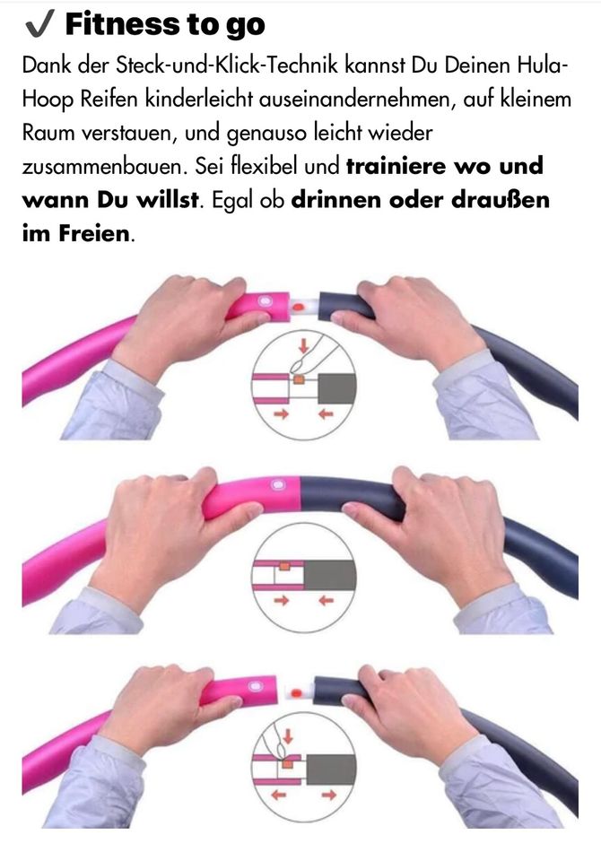 Hula Hoop Reifen NEU in Wahlstedt