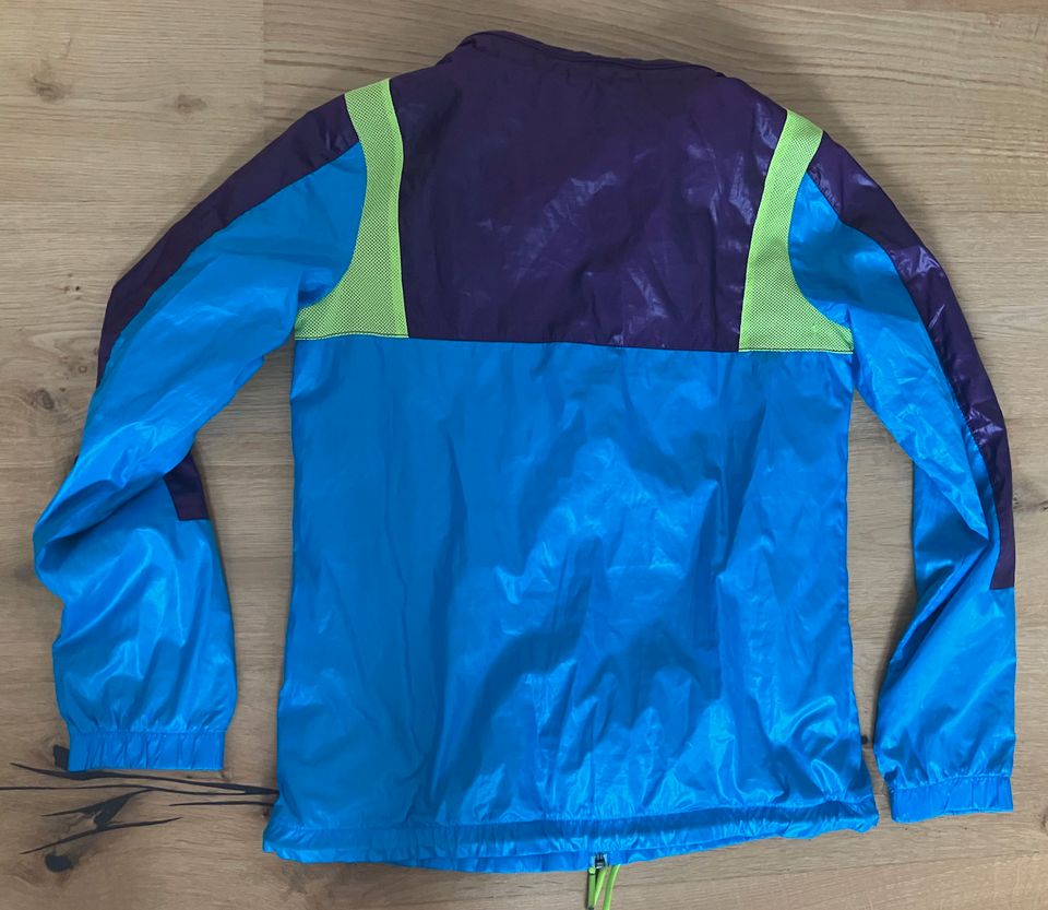 Regen- Laufjacke, Adidas, Damen, Gr.: 36, türkis/blau; Top-Zusta in Reiskirchen