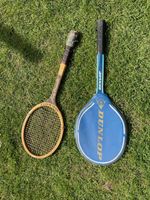 Antike Tennisschläger Holz Dunlop + Snauwaert Hessen - Kelsterbach Vorschau