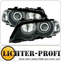 CCFL Angel Eyes Scheinwerfer schwarz für Bmw E46 Coupe Cabrio 98- Hessen - Calden Vorschau