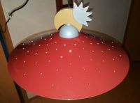 Kinder Zimmer Decken Lampe Sonne, Mond und Sterne in Rot für E-27 Sachsen - Mülsen Vorschau