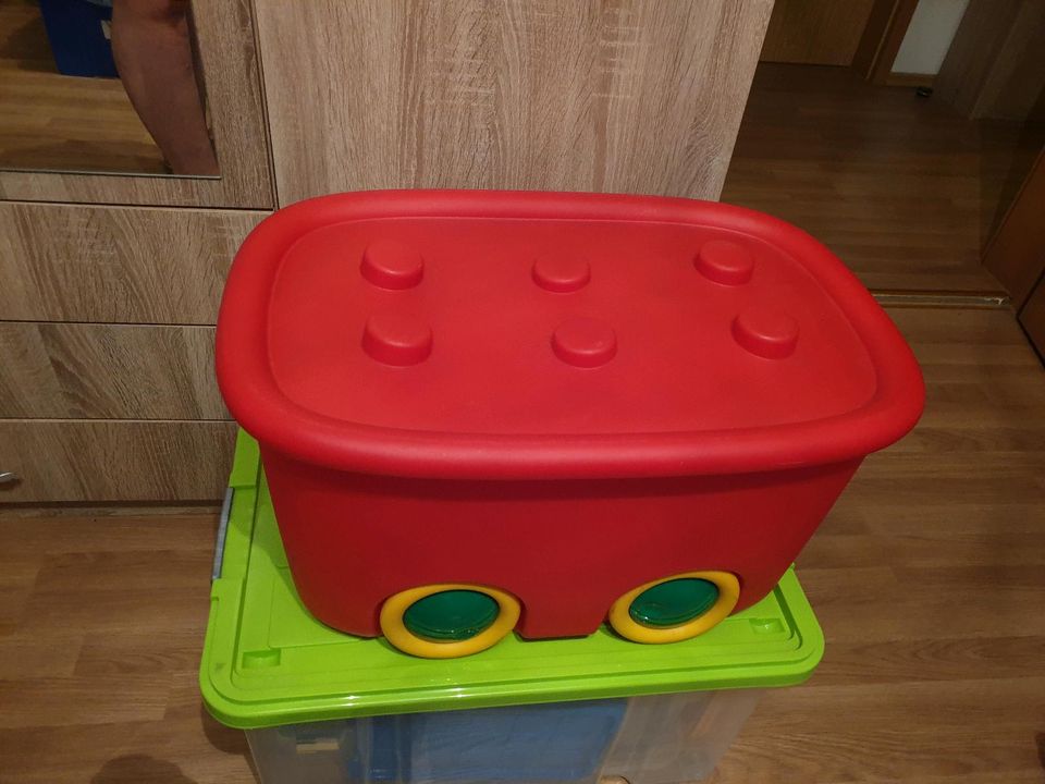 2x Spielzeug grosse Kiste Box für LEGO Bausteine in Maisach