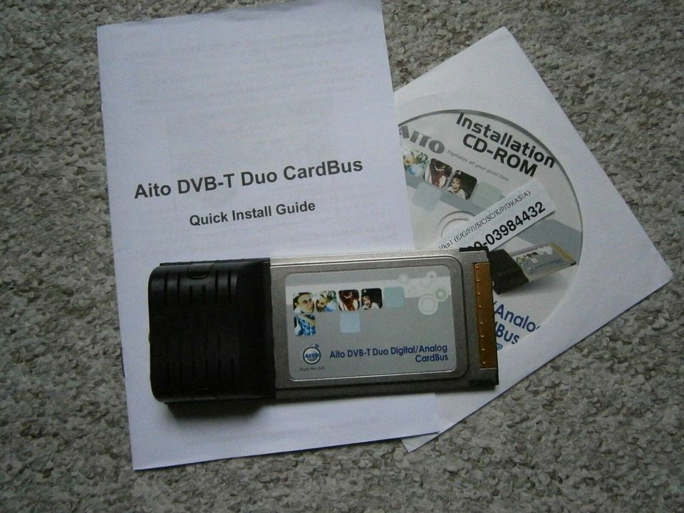 DVB-T Duo Digital/Analog CardBus (729) gebraucht in Hamburg