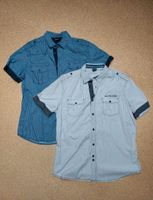 Verkaufe hier 2 tolle Herren Hemden Hemd kariert weiß & blau von Wiesbaden - Mainz-Kastel Vorschau