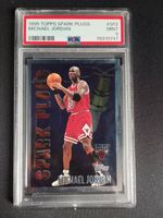 1995 TOPPS SPARK PLUGS MICHAEL JORDAN #SP2 INSERT PSA 9 Nordrhein-Westfalen - Ibbenbüren Vorschau