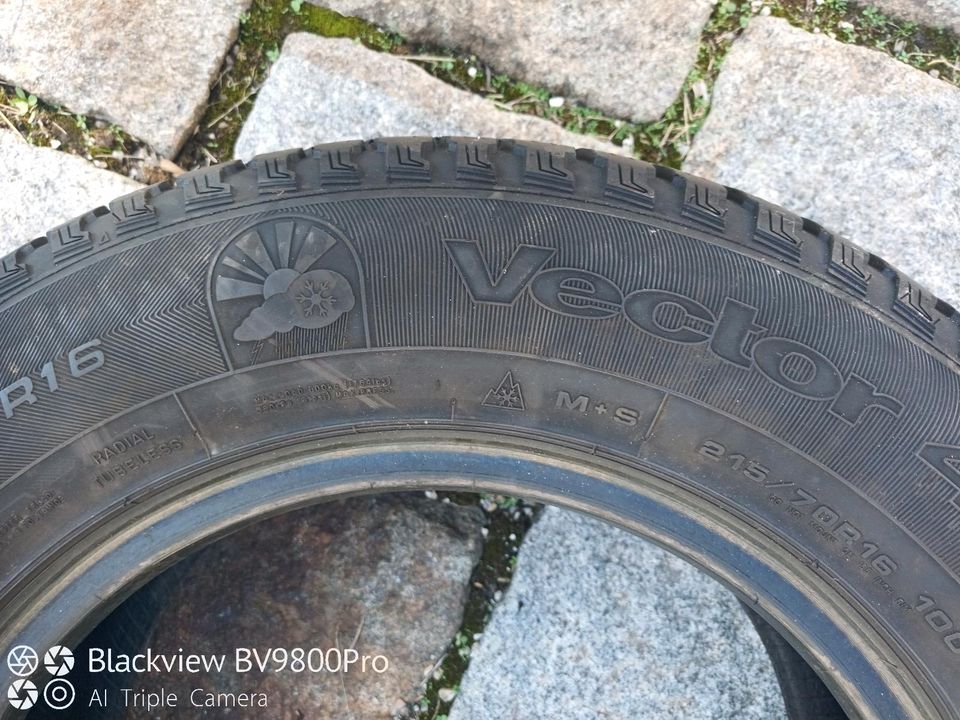 Reifen Good Year Vector 4Seasons 215/70R16 in Haar