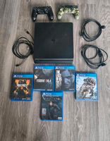 Playstation 4 mit 5 Spielen und 2 Controller Nordrhein-Westfalen - Herford Vorschau