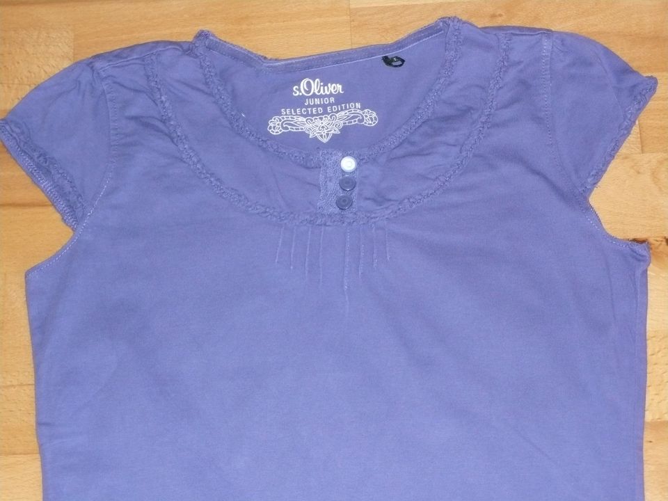 T-Shirt * Rüschen-Shirt ~ S. OLIVER ~ Gr. M/152 ~ lila ~ TOP! in Hessen -  Schaafheim | eBay Kleinanzeigen ist jetzt Kleinanzeigen