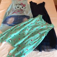 3x Kleid Gr.146/152 Kleider Longbluse Bluse alles für6€ Sachsen - Niesky Vorschau