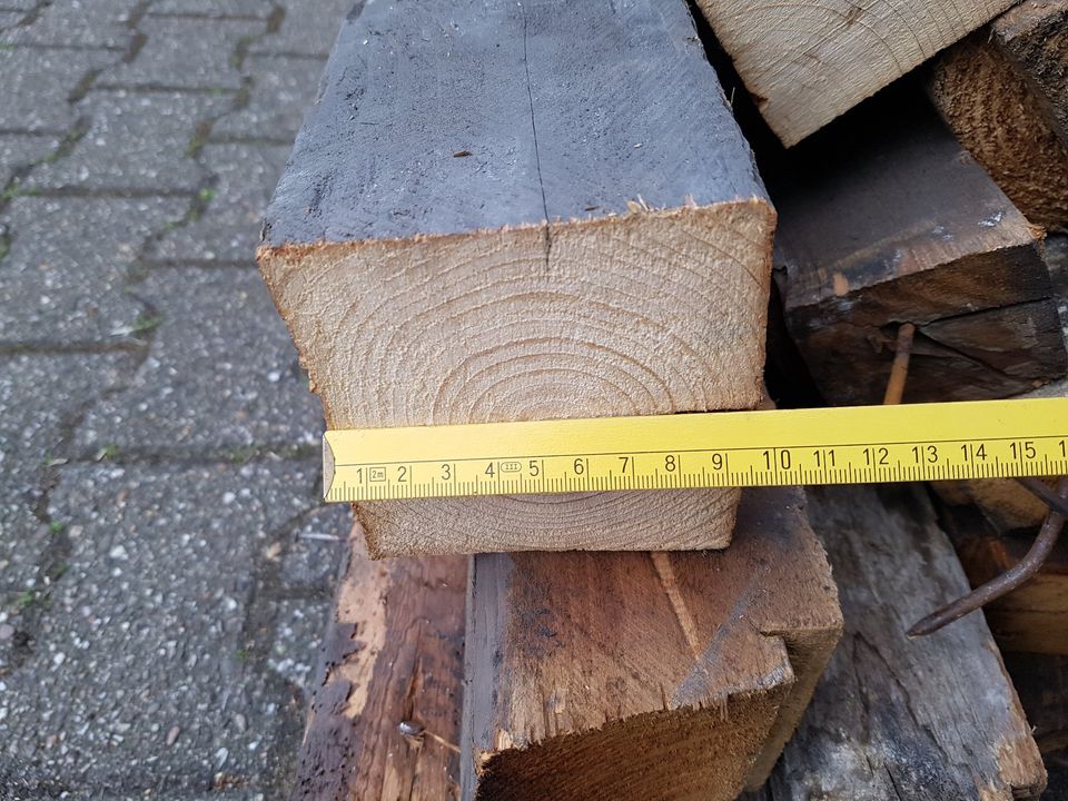 Holzbohlen Massivholz Balken Holz Altholz Vintage -mit Zuschnitt! in Herne