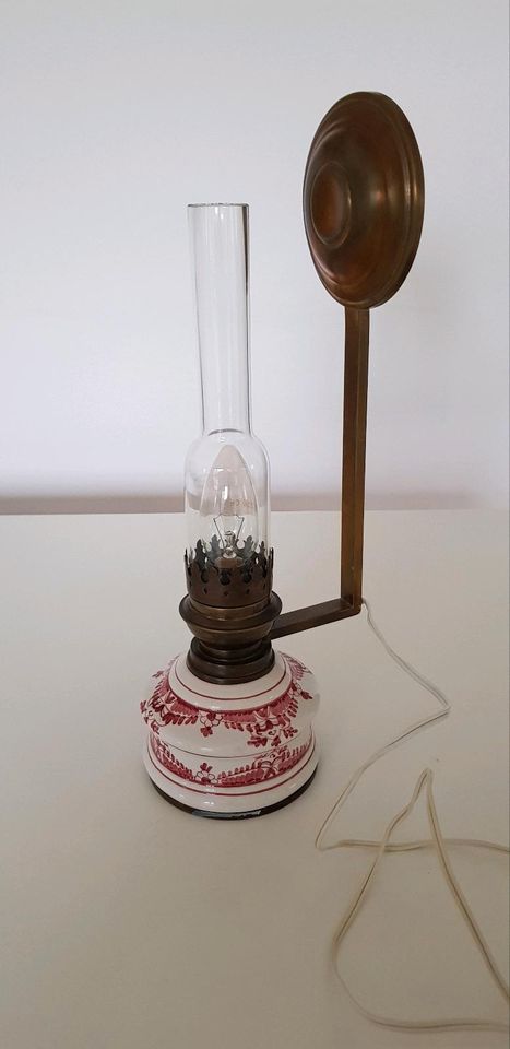 Vintage Tischlampe Schirmlampe Petroleumlampe in Passau