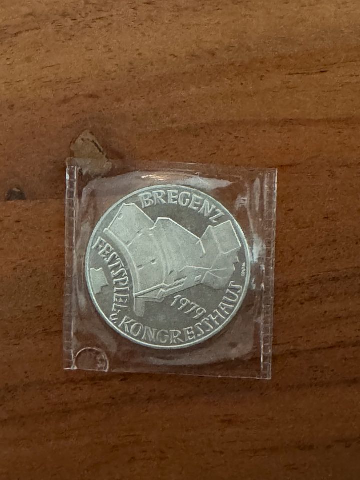 100 Schilling Silbermünze 1979 Bregenz in Essen