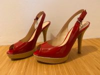 Guess Peeptoe, Pumps, rot Lack 38 Sachsen-Anhalt - Halle Vorschau