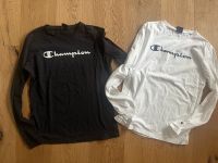 2 Shirts Longsleeves CHAMPION weiß u schwarz 2XL Gr.170 174 cm Nordrhein-Westfalen - Meerbusch Vorschau