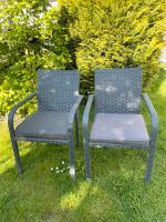 2 Gartenstühle von Kettler | grau | mit Sitzpolster | sehr leicht Stuttgart - Sillenbuch Vorschau