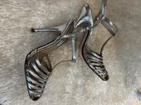 * Festliche Sandalette Zara, Gr. 36,  silber Schleswig-Holstein - Stapelfeld Vorschau