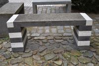 Travertin und Basalt Sitzbank / Gartenbank Berlin - Reinickendorf Vorschau