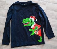 Cooles Langarmshirt Gr 134/140 Yigga Wendepailletten Dino Schleswig-Holstein - Kropp Vorschau