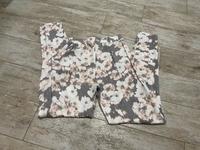 Sommerhose only Blumen weiß grau rosa Rose stoffhose Hose Sommer Bayern - Erlangen Vorschau