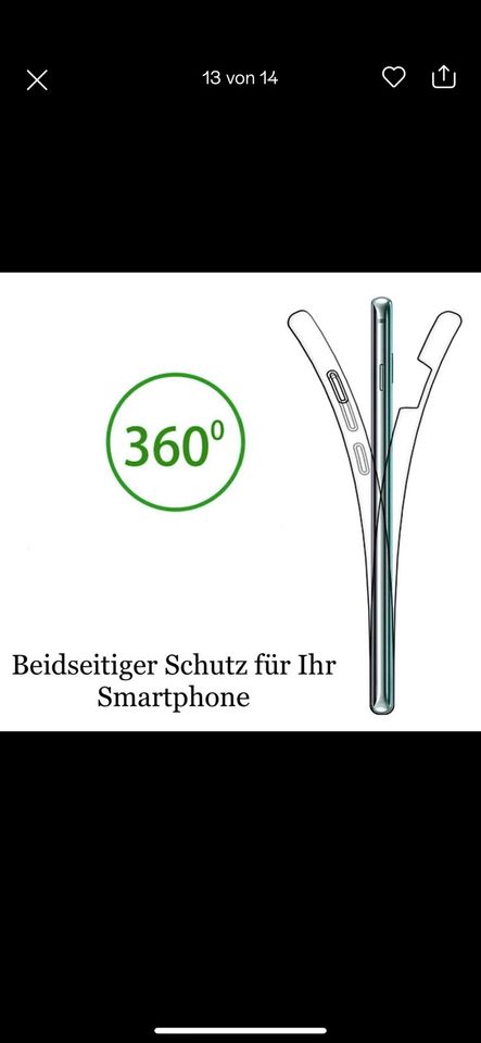 360 Grad Hülle für iPhone 15 14 13 12 11 Pro Max TPU Schutzhülle in Gütersloh