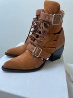 Chloé Chloe Rylee Ankle Boots Gr. 41 cognac Wildleder München - Sendling Vorschau